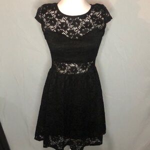Derek Heart Junior Girls Lace Mini Dress Size Medium EUC